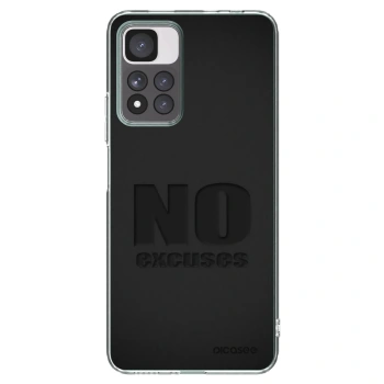 Picasee διαφανής θήκη σιλικόνης Xiaomi Redmi Note 11 Pro+ 5G - No Excuses