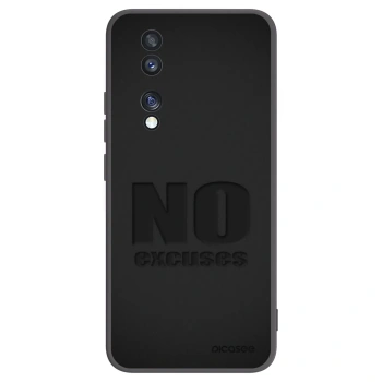 Picasee Μαύρη θήκη σιλικόνης για Honor 70 - No Excuses
