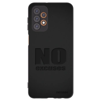 Picasee Μαύρη θήκη σιλικόνης για Samsung Galaxy A23 A235F 4G - No Excuses