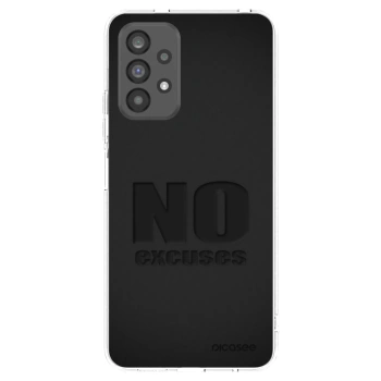 Picasee διαφανής θήκη σιλικόνης Samsung Galaxy A73 5G - No Excuses