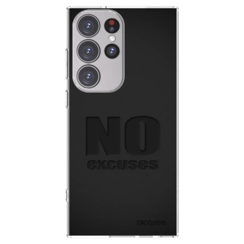 Picasee διαφανής θήκη σιλικόνης Samsung Galaxy S23 Ultra 5G - No Excuses
