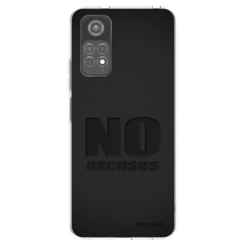 Picasee διαφανής θήκη σιλικόνης Xiaomi Redmi Note 11S 5G - No Excuses