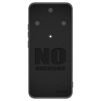 Picasee Μαύρη θήκη σιλικόνης για Honor Magic5 Lite 5G - No Excuses