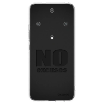 Picasee διαφανής θήκη σιλικόνης Honor Magic5 Lite 5G - No Excuses