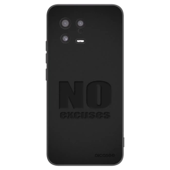 Picasee Μαύρη θήκη σιλικόνης για Xiaomi 13 - No Excuses