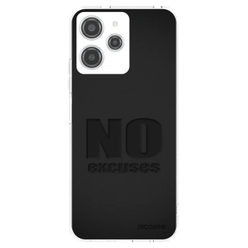 Picasee διαφανής θήκη σιλικόνης Xiaomi Redmi 12 4G - No Excuses