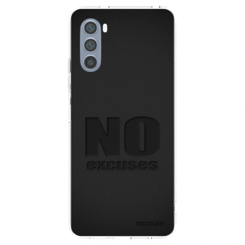 Picasee διαφανής θήκη σιλικόνης Motorola Moto G62 - No Excuses