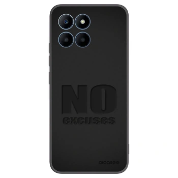 Picasee Μαύρη θήκη σιλικόνης για Honor 70 Lite - No Excuses