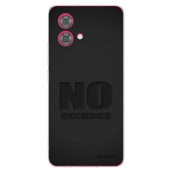 Picasee διαφανής θήκη σιλικόνης Motorola Moto G84 5G - No Excuses
