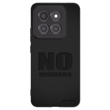 Picasee Μαύρη θήκη σιλικόνης για Xiaomi 14 Pro - No Excuses