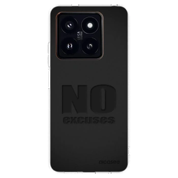 Picasee διαφανής θήκη σιλικόνης Xiaomi 14 Pro - No Excuses