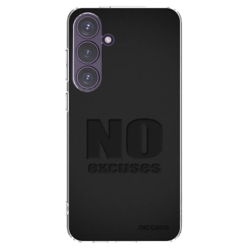 Picasee διαφανής θήκη σιλικόνης Samsung Galaxy S24+ S926B 5G - No Excuses