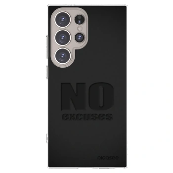 Picasee διαφανής θήκη σιλικόνης Samsung Galaxy S24 Ultra S928B 5G - No Excuses