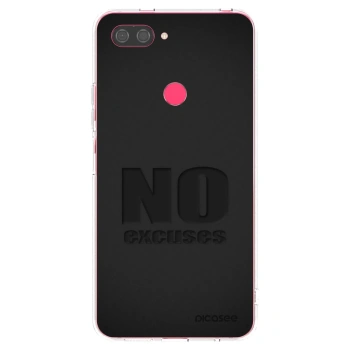 Picasee διαφανής θήκη σιλικόνης Xiaomi Mi 8 Lite - No Excuses