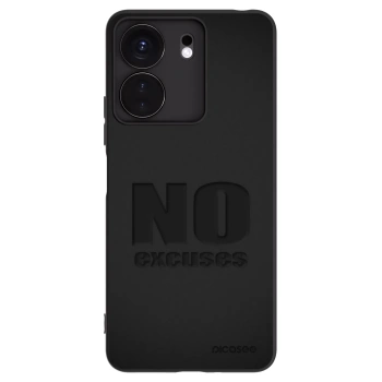 Picasee Μαύρη θήκη σιλικόνης για Xiaomi Redmi 13C 4G - No Excuses