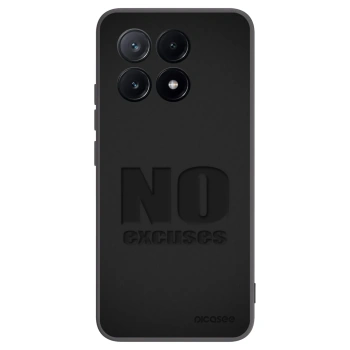 Picasee Μαύρη θήκη σιλικόνης για Xiaomi Poco X6 Pro - No Excuses