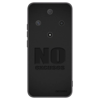 Picasee Μαύρη θήκη σιλικόνης για Honor Magic6 Lite 5G - No Excuses