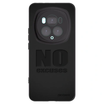 Picasee Μαύρη θήκη σιλικόνης για Honor Magic6 Pro - No Excuses