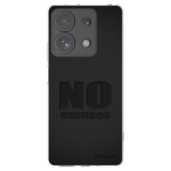 Picasee διαφανής θήκη σιλικόνης Xiaomi Redmi Note 13 Pro 4G - No Excuses
