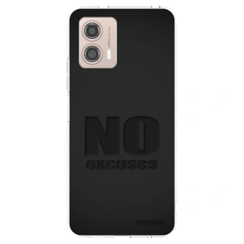 Picasee διαφανής θήκη σιλικόνης Motorola Moto G53 5G - No Excuses