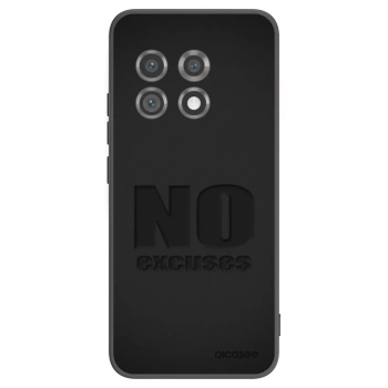 Picasee Μαύρη θήκη σιλικόνης για OnePlus 11 5G - No Excuses