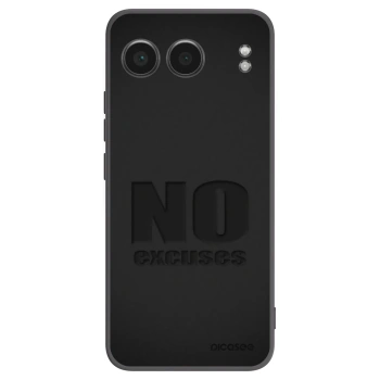 Picasee Μαύρη θήκη σιλικόνης για OnePlus Nord 4 - No Excuses