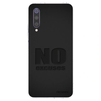 Picasee διαφανής θήκη σιλικόνης Xiaomi Mi 9 - No Excuses