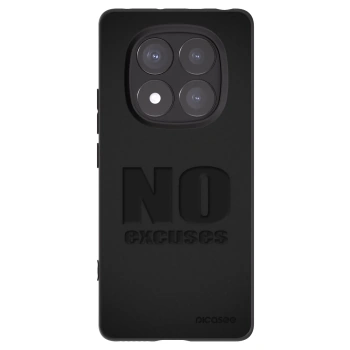 Picasee Μαύρη θήκη σιλικόνης για Xiaomi Redmi Note 14 Pro+ 5G - No Excuses