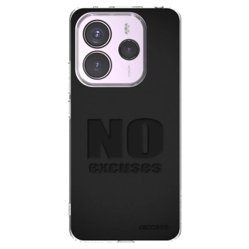 Picasee διαφανής θήκη σιλικόνης Xiaomi Redmi Note 14 5G - No Excuses