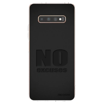 Picasee διαφανής θήκη σιλικόνης Samsung Galaxy S10 Plus G975 - No Excuses