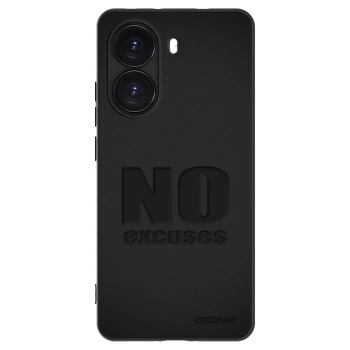 Picasee Μαύρη θήκη σιλικόνης για Xiaomi Poco X7 Pro 5G - No Excuses