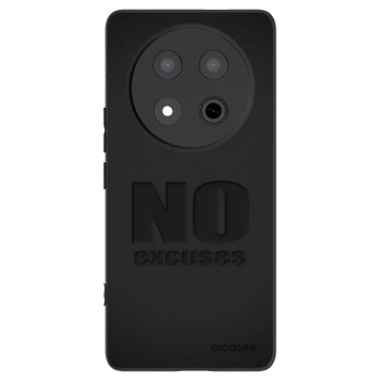 Picasee Μαύρη θήκη σιλικόνης για Honor Magic7 Lite 5G - No Excuses