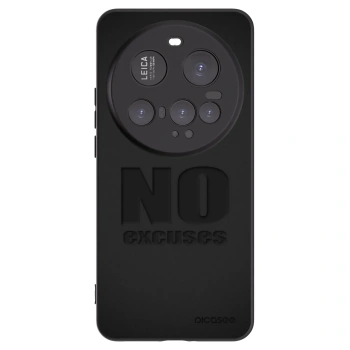Picasee Μαύρη θήκη σιλικόνης για Xiaomi 15 Ultra - No Excuses