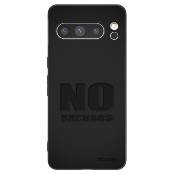 Picasee Μαύρη θήκη σιλικόνης για Google Pixel 8 Pro - No Excuses