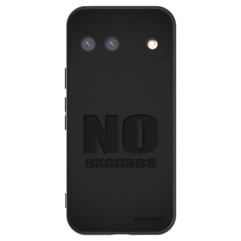 Picasee Μαύρη θήκη σιλικόνης για Google Pixel 9 - No Excuses