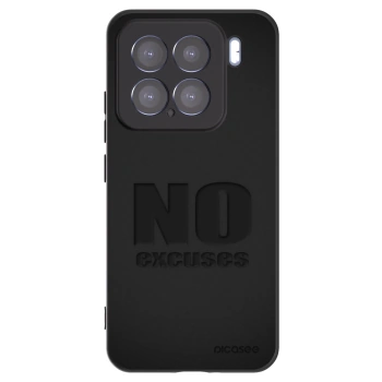 Picasee Μαύρη θήκη σιλικόνης για Xiaomi 15 - No Excuses