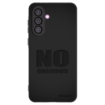 Picasee Μαύρη θήκη σιλικόνης για Samsung Galaxy A56 5G A566B - No Excuses