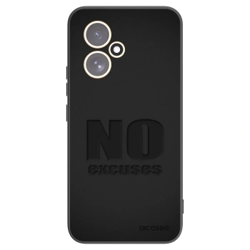 Picasee Μαύρη θήκη σιλικόνης για Honor 400 5G - No Excuses
