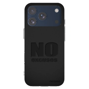 Picasee διαφανής θήκη σιλικόνης Apple iPhone 17 Pro - No Excuses
