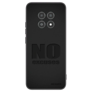 Picasee Μαύρη θήκη σιλικόνης για Realme 12X - No Excuses