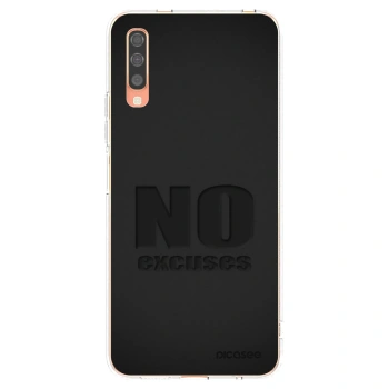Picasee διαφανής θήκη σιλικόνης Samsung Galaxy A70 A705F - No Excuses