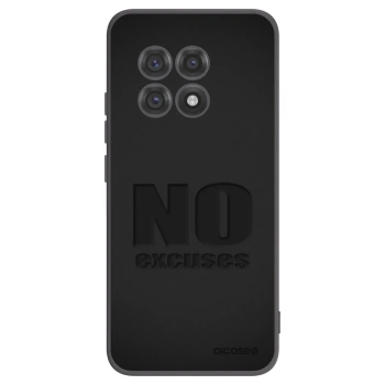 Picasee Μαύρη θήκη σιλικόνης για OnePlus 13R 5G - No Excuses