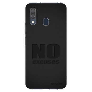 Picasee διαφανής θήκη σιλικόνης Samsung Galaxy A40 A405F - No Excuses