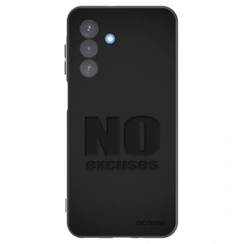 Picasee Μαύρη θήκη σιλικόνης για Samsung Galaxy A17 5G - No Excuses