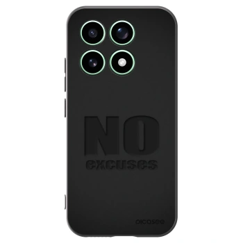 Picasee Μαύρη θήκη σιλικόνης για Xiaomi 17 - No Excuses
