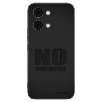 Picasee Μαύρη θήκη σιλικόνης για Xiaomi Poco X8 Pro Max - No Excuses
