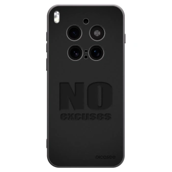 Picasee Μαύρη θήκη σιλικόνης για Vivo X300 Pro - No Excuses
