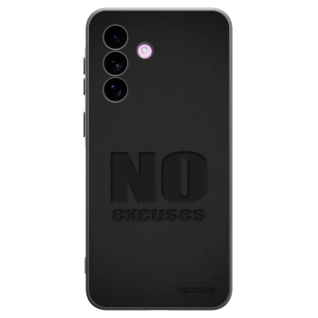 Picasee Μαύρη θήκη σιλικόνης για Samsung Galaxy A57 5G - No Excuses