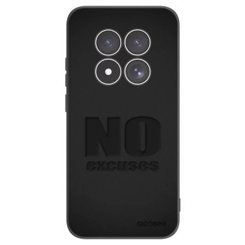 Picasee Μαύρη θήκη σιλικόνης για Xiaomi Redmi Note 15 Pro 5G - No Excuses
