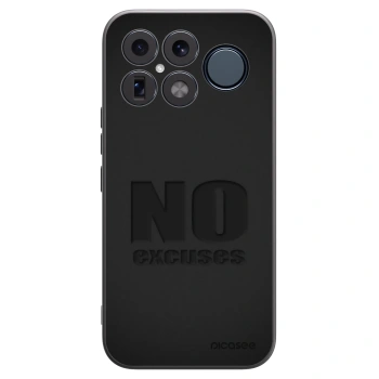 Picasee Μαύρη θήκη σιλικόνης για Xiaomi Poco F8 Ultra - No Excuses